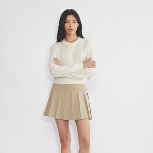 Aritzia Sunday Best Sweetspot Cardigan Cream 2XS